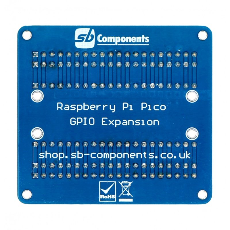 Rozšiřující deska Raspberry Pi Pico GPIO - překrytí pro