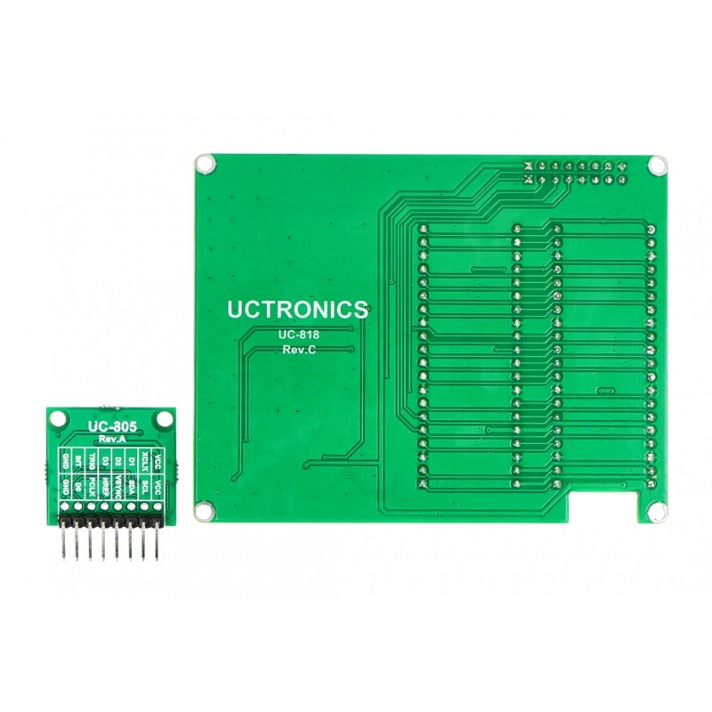 UCTRONICS Pico Machine Learning Kit, Base Board and HM01B0 QVGA