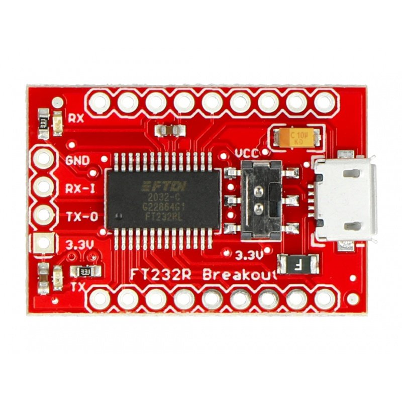 Převodník USB-UART FTDI FT232RL 3,3 V / 5 V microUSB - SparkFun