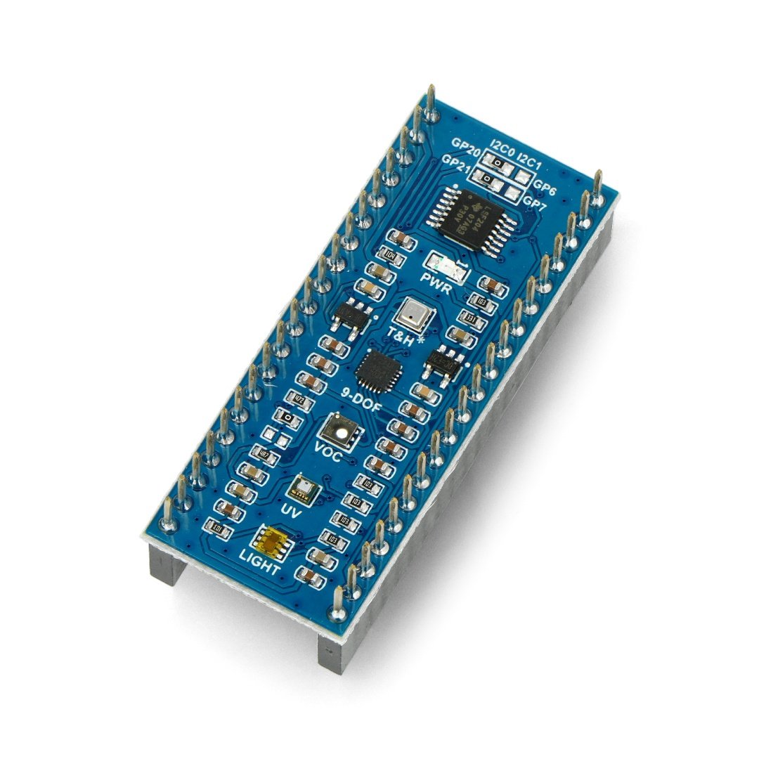 Environment Sensors Module for Raspberry Pi Pico, I2C Bus