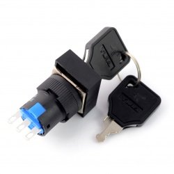 Klíčový spínač - 5A / 250V 2 polohy