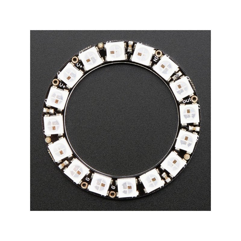 Adafruit NeoPixel Ring - RGB LED prsten 16 x WS2812 5050