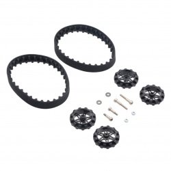 Sada pojezdových kol 30T - černá - Pololu 3033