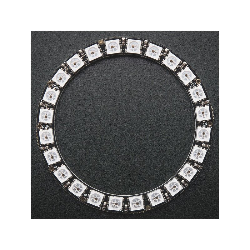 Adafruit NeoPixel Ring - RGB LED prsten 24 x WS2812 5050