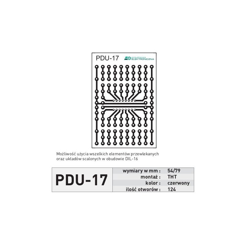 Univerzální PCB PDU17