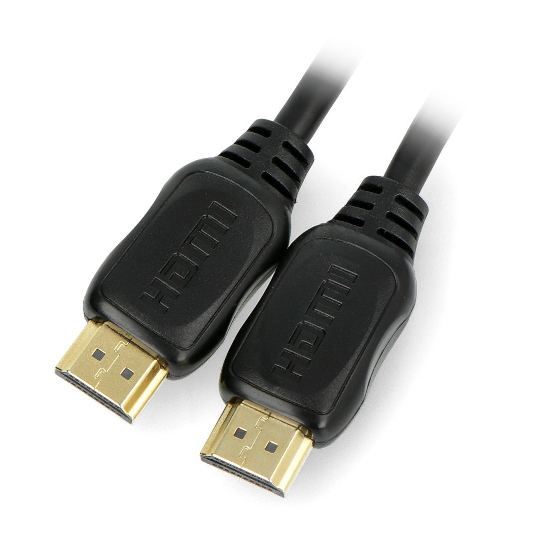 Przył.HDMI-HDMI 1,5m zawieszka (1.4)6mm