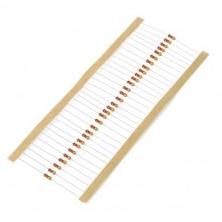 Rezystor THT CF węglowy 1/4W 2,2kΩ - 30szt.