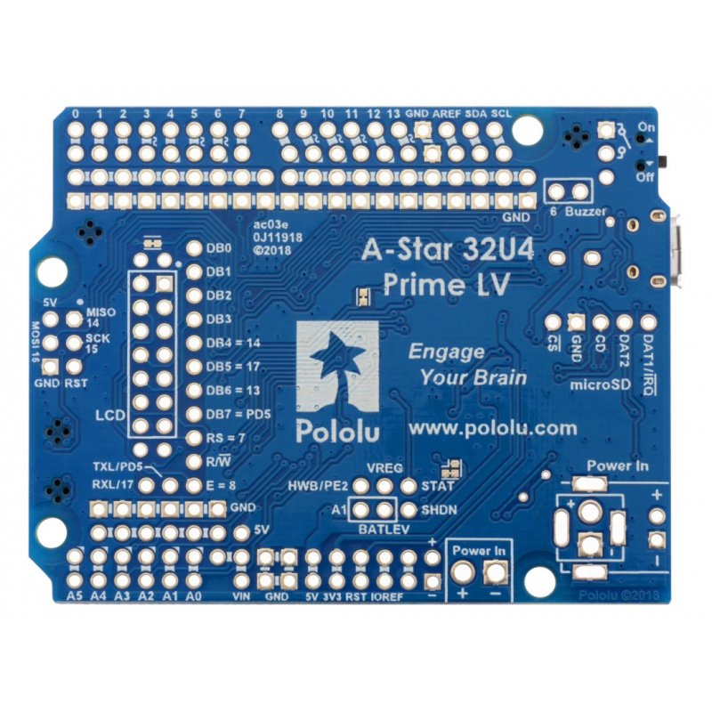 A-Star 32U4 Prime LV microSD