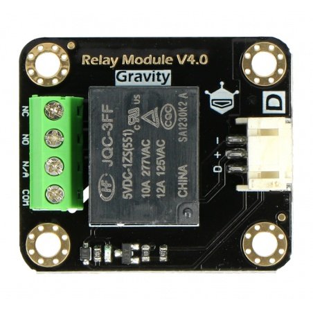 DFRobot Gravity - relé 1 kanál - 10A / 277VAC kontakty - 5V DFRobot Gravity - relé 1 kanál - 10A / 277VAC kontakty - 5V