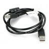 KABEL USB A(M) USB-B(M) 2.0 1.0M CZARNY FERRYT LANBERG - zdjęcie 2