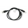 KABEL USB A(M) USB-B(M) 2.0 1.0M CZARNY FERRYT LANBERG - zdjęcie 3