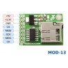 Miniaturní čtečka karet microSD s vyrovnávací pamětí a stabilizátorem - MOD-13 - zdjęcie 3