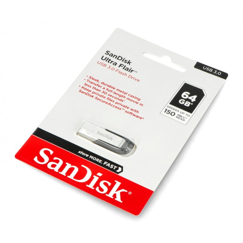 SanDisk Ultra Flair - USB 3.0 Pendrive 64 GB