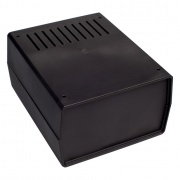 Plastové pouzdro Kradex Z2A Š 178x147x90mm - ventilované - černé