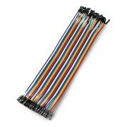 Sada propojovacích kabelů - samice-samice 20cm - 40ks
