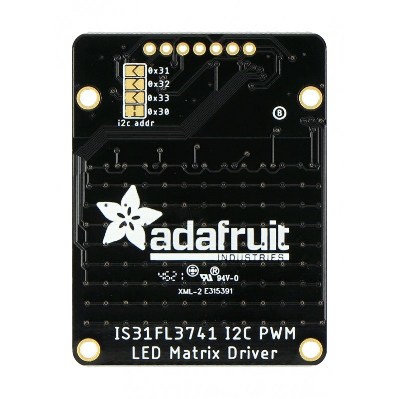 Adafruit IS31FL3741 13x9 PWM RGB LED Matrix Driver - STEMMA QT