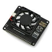 Argon Fan HAT v1.5 - překrytí s ventilátorem pro Raspberry Pi