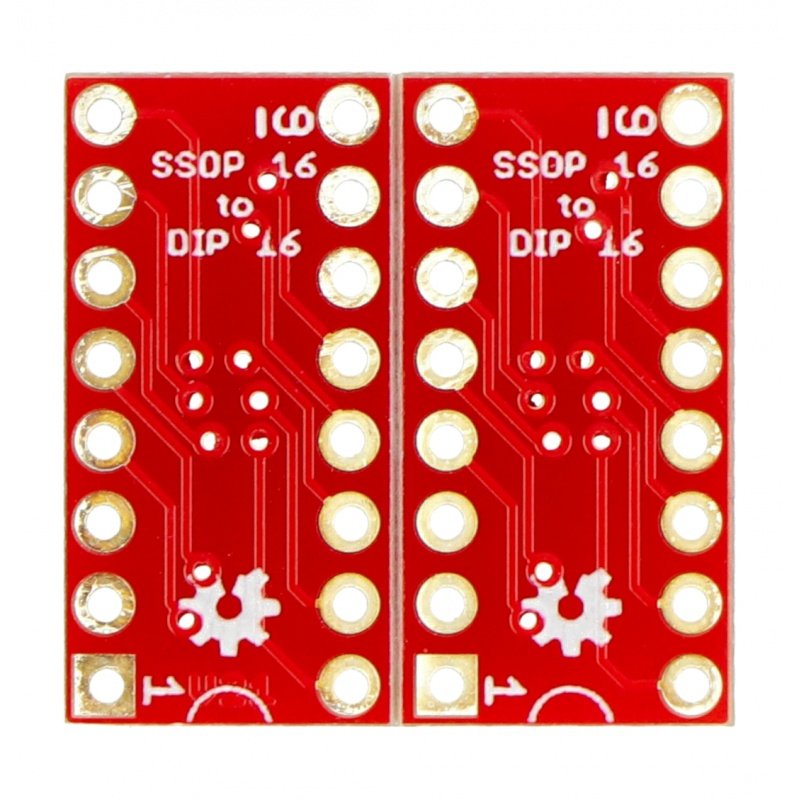 16pinový adaptér SSOP na DIP - 2 ks. - SparkFun BOB-13994