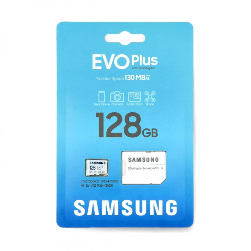 Paměťová karta Samsung EVO Plus microSD XC 128 GB 100 MB / s