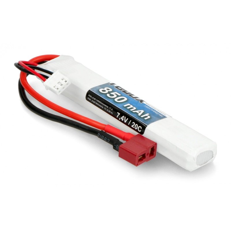 Redox ASG 850 mAh 7,4V 20C (scalony) - pakiet LiPo