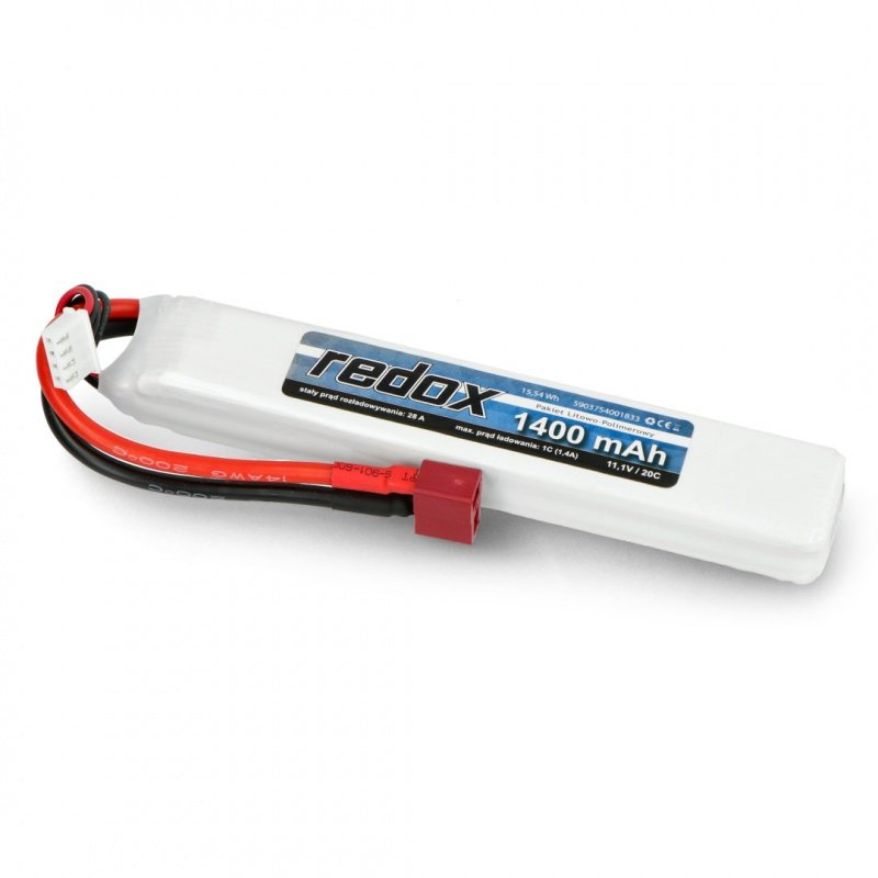 Redox ASG 1400 mAh 11,1V 20C (scalony) - pakiet LiPo