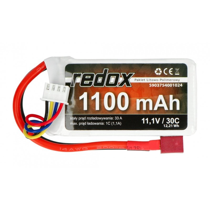 Redox 1100 mAh 11,1V 30C - pakiet LiPo