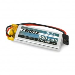 Baterie Li-Pol Redox 900mAh 20C 1S 3,7V