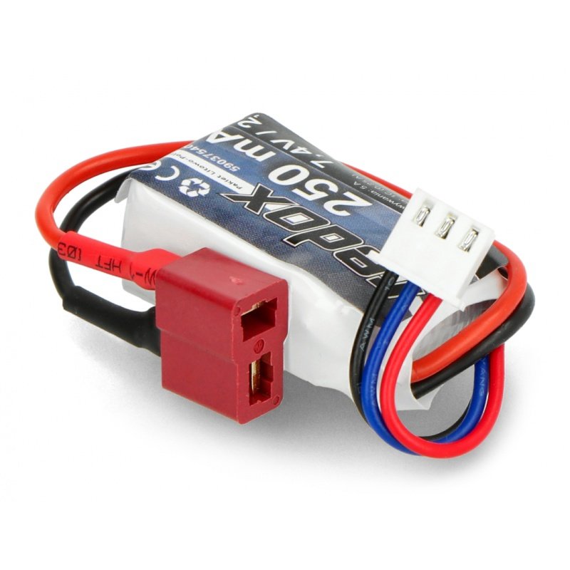 Redox 250 mAh 7,4V 20C DEAN - pakiet LiPo