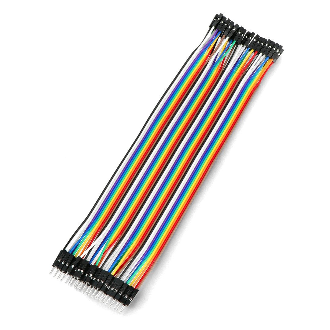 Sada propojovacích kabelů JustPi - samice-samec 20cm 40ks