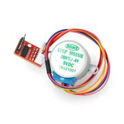 Krokový motor s převodovkou 28BYJ-48 5V / 0,1A / 0,03Nm s