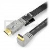 Kabel HDMI, třída 1.4 Titanum TB109 - dlouhý 1,5 m, úhlový - zdjęcie 1