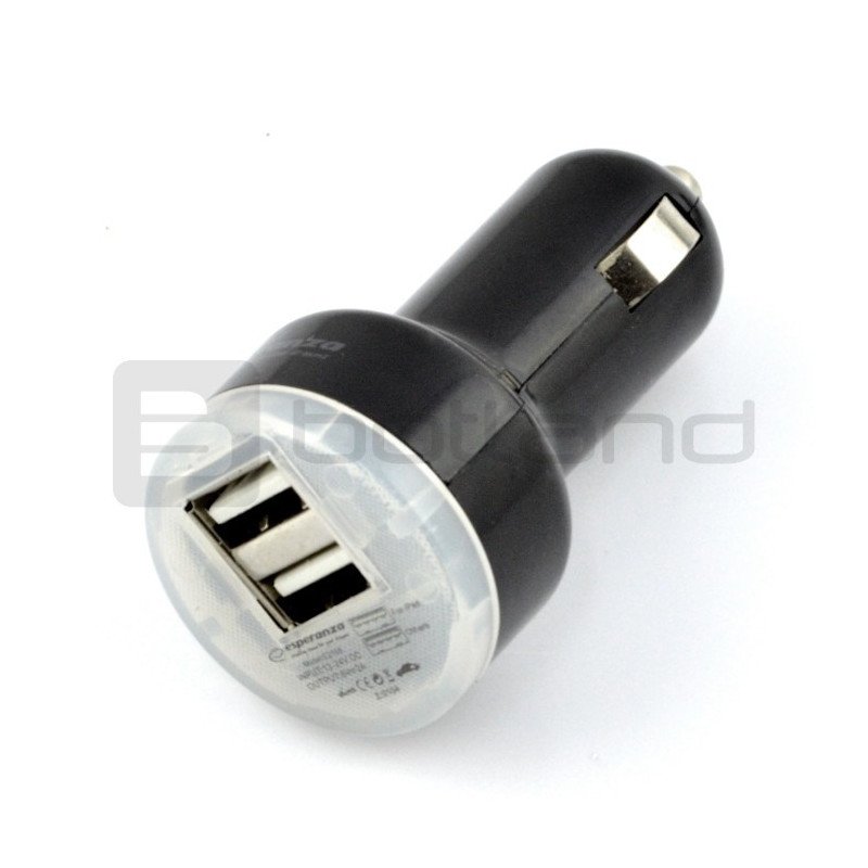 Nabíječka do auta / adaptér do auta Esperanza EZ108 5V / 2,1A 2 x USB
