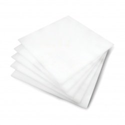 Plexi mleczna wylewana 5mm - 200 x 200 - pakiet 5 sztuk