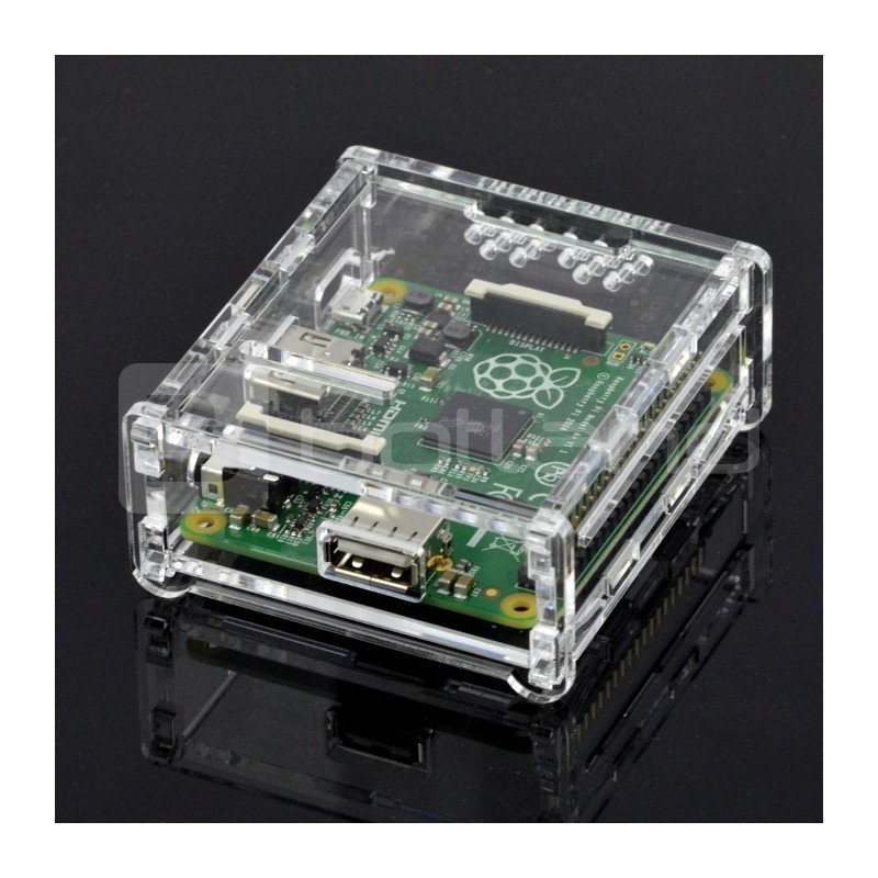 Pouzdro Raspberry Pi Model A + průhledné