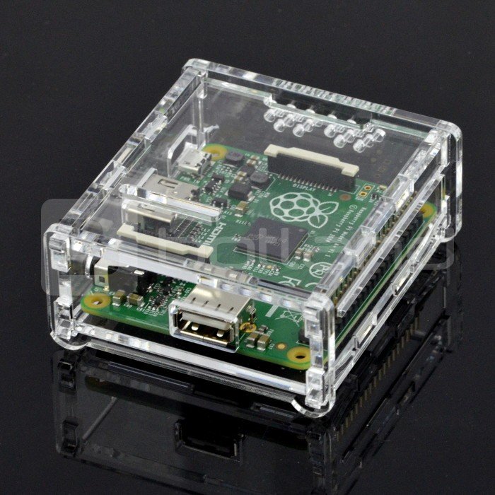 Pouzdro Raspberry Pi Model A + průhledné