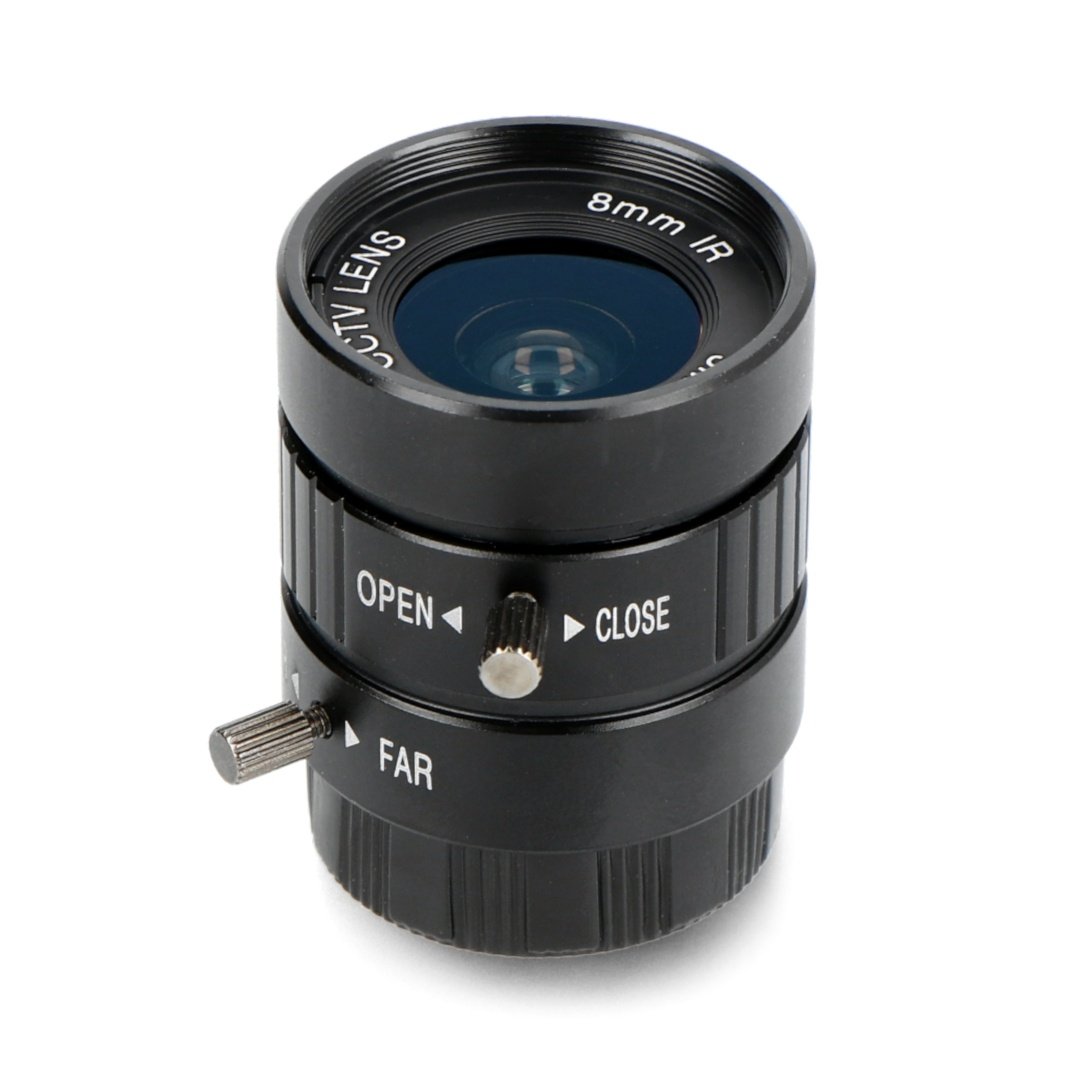 Arducam CS-Mount Lens for Raspberry Pi HQ Camera, 8mm