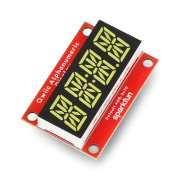 Alfanumerický displej SparkFun - alfanumerický displej - bílý -