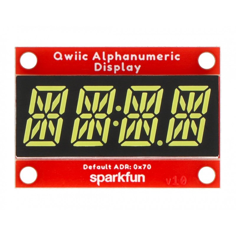 Alfanumerický displej SparkFun - alfanumerický displej - bílý -
