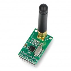 Rádiový modul NRF905 433 MHz - transceiver THT s anténou