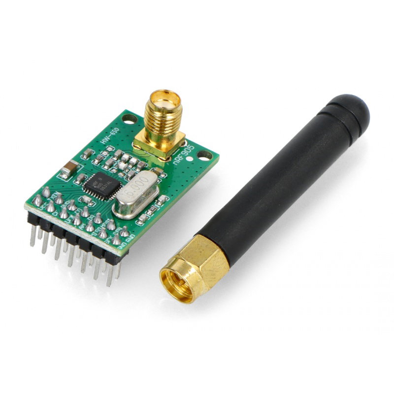 Rádiový modul NRF905 433 MHz - transceiver THT s anténou