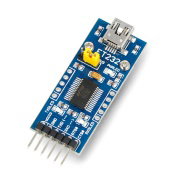 Převodník USB-UART FTDI FT232RL - miniUSB zásuvka - Waveshare