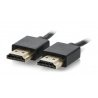 Kabel HDMI 2.0V - černý, dlouhý 0,3 m - zdjęcie 1