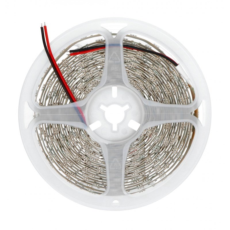 LED pás SMD5050 IP20 14,4W, 60 LED / m, 10mm, teplá barva - 5m
