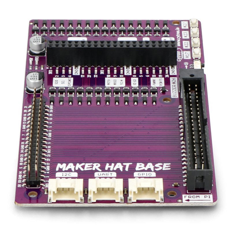 Maker Hat Base - HAT & GPIO Extension for Raspberry Pi 400