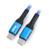 Kabel USB Akyga AK-USB-37 USB type C (m) / USB type C (m) ver. - zdjęcie 1