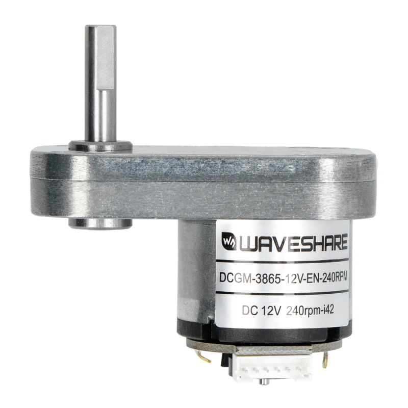 L-shaped Permanent Magnet DC Gear Motor, Magnetic Hall Encoder