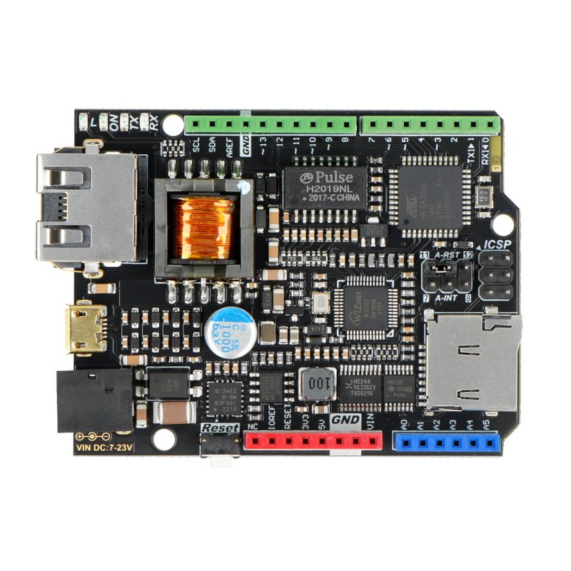 Ethernetový modul DFRobot W5500 + PoE - kompatibilní s Arduino