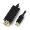 Kabel USB type C - HDMI 4K Akyga AK-AV-18 1.8m - zdjęcie 1