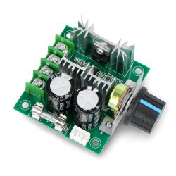 Řídicí jednotka motoru DC 12-40V / 10A / 400W - s knoflíkem