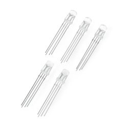 5mm RGB LED anoda s koeficientem